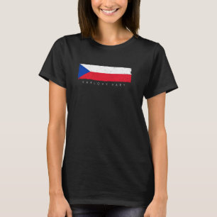 T-shirt Karlovy Vary République tchèque Vacances Républiqu