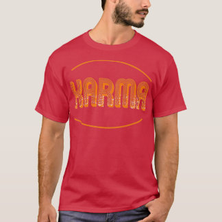 T-shirt Karma Karma Karma Conducteur De Bus Bon Karma Mal