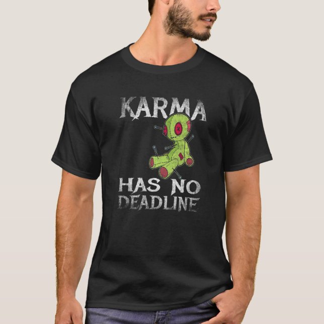 T-shirt Karma n'a pas de date limite de solde (Devant)