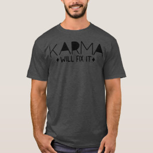 T-shirt Karma s'en chargera citations sarcastiques garçon