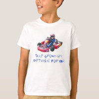Kart idiot d'enfant d'adultes