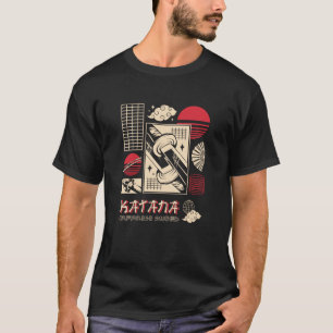 T-shirt Katana Samouraï Guerrier Streetwear Japonais