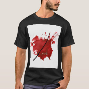 T-shirt katana sombre sang des Rivières de Sang