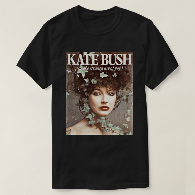 T-shirt Kate Bush dans mon coeur Impression encadrée (Design devant)