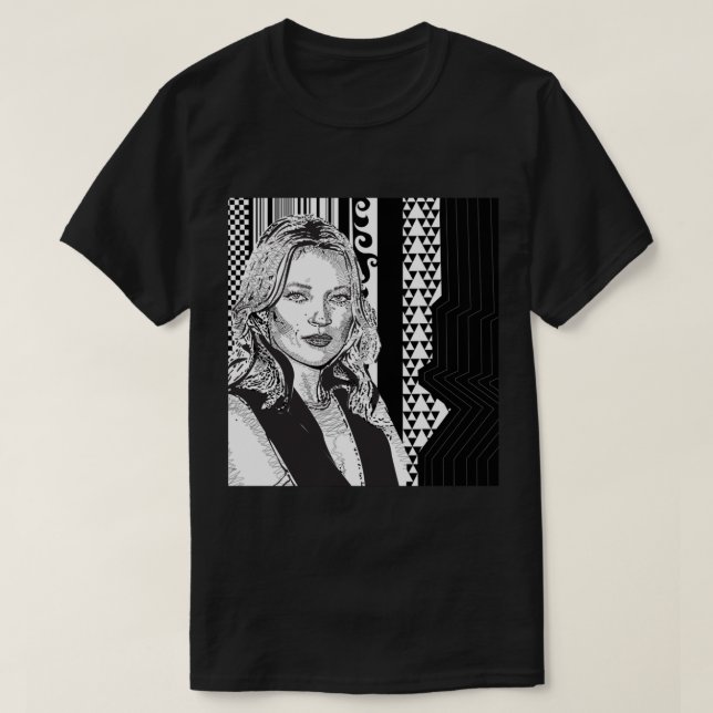 T-shirt Kate Moss Icon Art (Design devant)