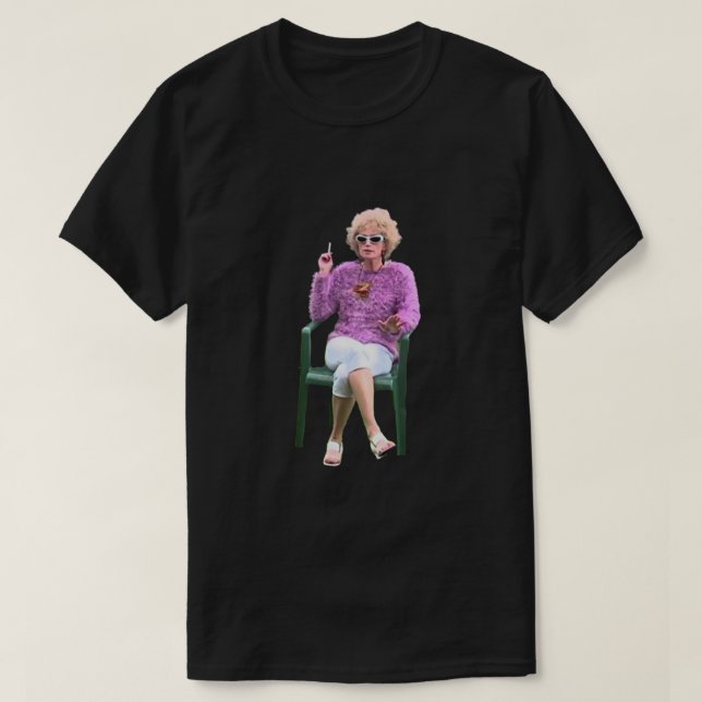 T-shirt Kath and Kim Kath Having a Smoke (Design devant)