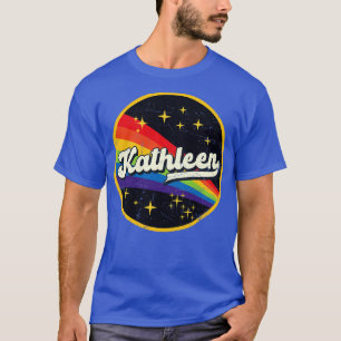 T-shirt Kathleen Arc en ciel dans l'espace Grunge Vintage