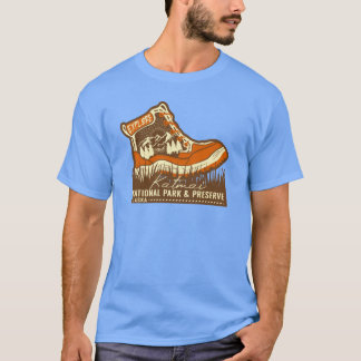 T-shirt Katmai National Park And Preserve Alaska Brown And