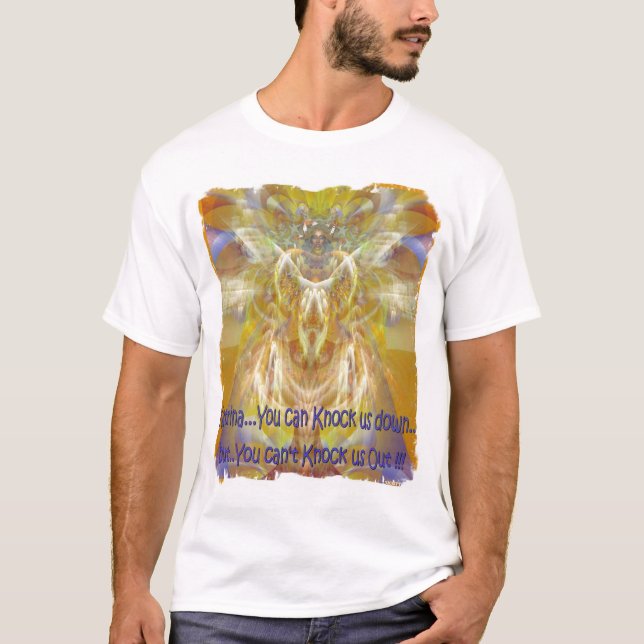 T-shirt Katrina vous ne pouvez pas nous renverser (Devant)