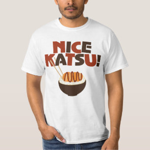 T-shirt Katsu gentil ! Chemise de graphique de Katsudon