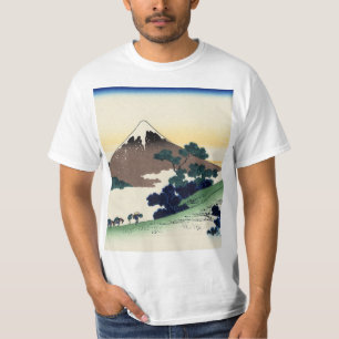 T-shirt Katsushika Hokusai. Le col de l'Inume dans la prov