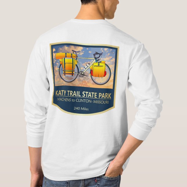 T-shirt Katy Trail (vélo2)2 (Dos)