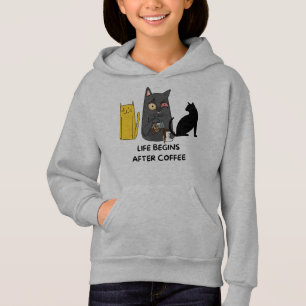 T - Shirt Katzenbilder für Kaffeeliebhaber
