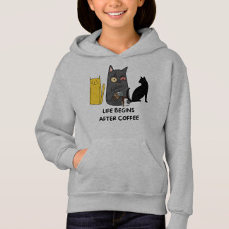 T - Shirt Katzenbilder für Kaffeeliebhaber