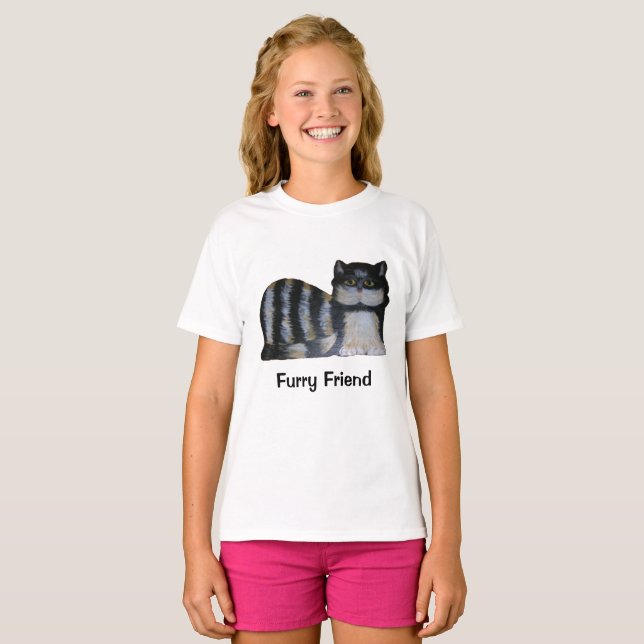 T - Shirt - Katzenfreund (Vorne ganz)