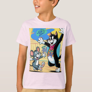 T - Shirt Katzenjunge Cartoon