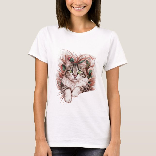T - Shirt Katzenklamotten aus Foto (Vorderseite)