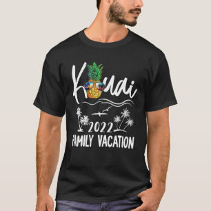 T-shirt Kauai Hawaii 2022 Hawaii Ananas Lunettes de soleil