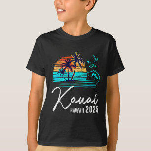 T-shirt Kauai Hawaii 2025 Famille de jumelage vacances été
