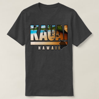 T-shirt Kauai Hawaii avec les îles hawaïennes