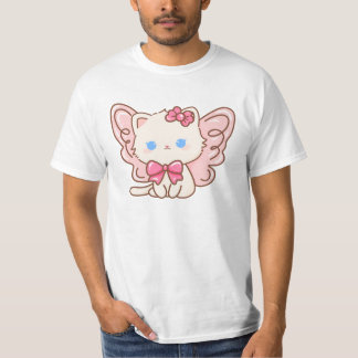 T-shirt Kawaii Angel Kitty Tee