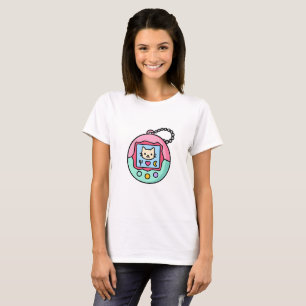 T-shirt Kawaii Animal de Compagnie Virtuel Rétro – Écran C