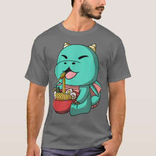 T-shirt Kawaii Anime Dragon nouilles asiatiques japonais R