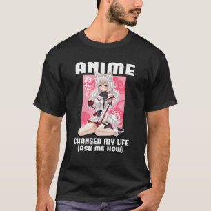T-shirt Kawaii Anime Filles Vêtements Pour Ados Otaku Anim
