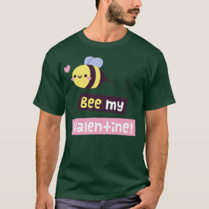 T-shirt Kawaii Bee My Valentine Pun