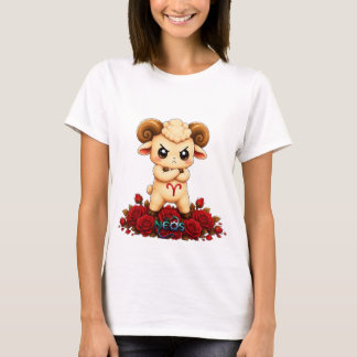 T-shirt Kawaii Bélier Zodiaque Neos