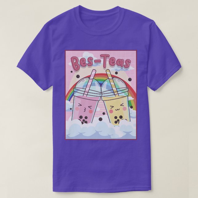 T-shirt Kawaii Boba Bubble Lait Thé Bes Thés Esthétique 11 (Design devant)