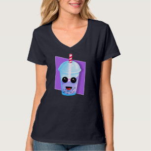 T-shirt Kawaii Boba Fruit Milk Tea, Cadeau de Noël, Naissa