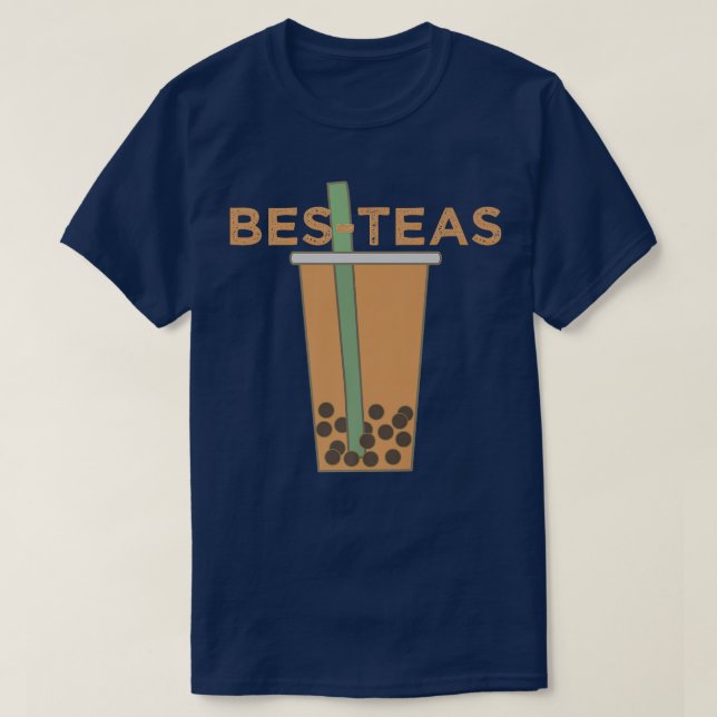 T-shirt Kawaii Boba Tea Bes Teas Bubble Tea  1129 (Design devant)