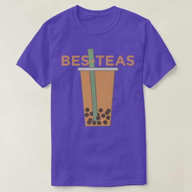 T-shirt Kawaii Boba Tea Bes Teas Bubble Tea  1129 (Design devant)