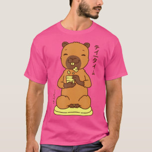 T-shirt Kawaii Capybara Cute Animal Japonais