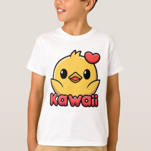 T-shirt Kawaii ! Carton de poussin pour bébé Cute Kawaii