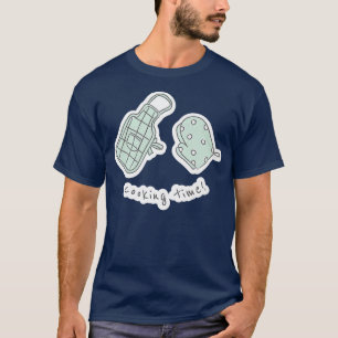 T-shirt Kawaii Cooking Time Funny Food Pun Lover Chef Cook
