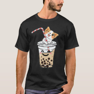 T-shirt Kawaii Corgi Aime le Bubble Tea Drôle de Boba's Ga