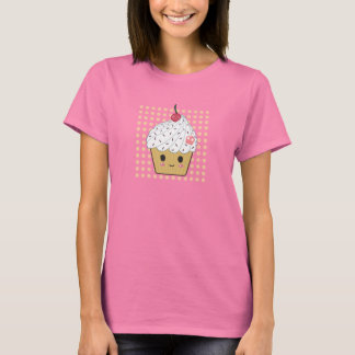 T-shirt Kawaii Cupcake en Pois