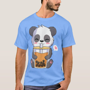 T-shirt Kawaii Cute Anime Panda Otaku Bubla japonaise Boba
