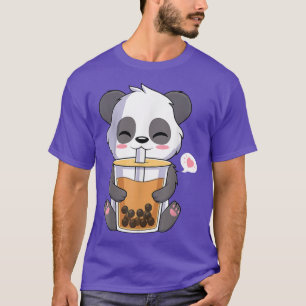 T-shirt Kawaii Cute Anime Panda Otaku Bubla japonaise Boba
