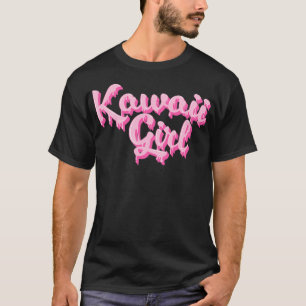 T-shirt Kawaii Cute Goth Girl Pastel Pink Slime Sweet P