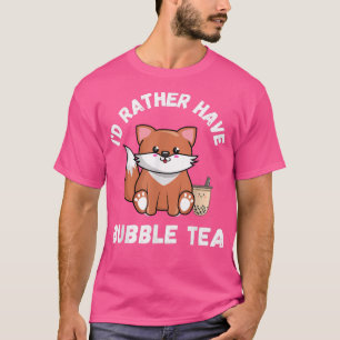 T-shirt Kawaii Cute Pour Bubble Thé Anime Japonaise Boba