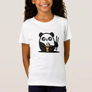 T-shirt Kawaii Cute Sushi Panda