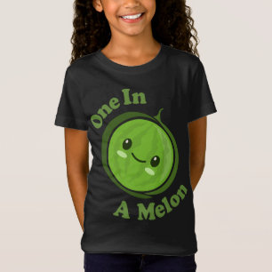 T-Shirt Kawaii Cute Watermelon Un Dans Un Melon Fruit Amus