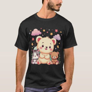 T-shirt Kawaii Cuteness - Conception ludique et nostalgiqu