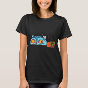 T-shirt Kawaii Demon Chat Drôle Anime Otaku Japonais