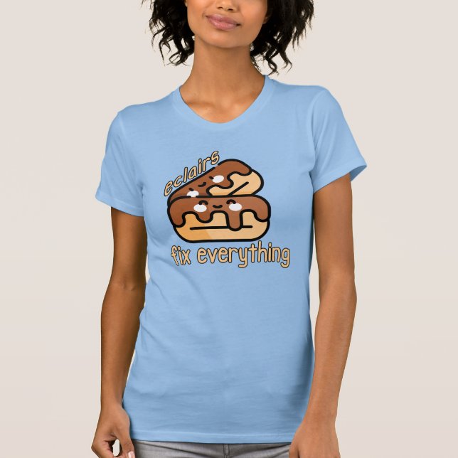 T-shirt Kawaii Eclair Fix Tout (Devant)