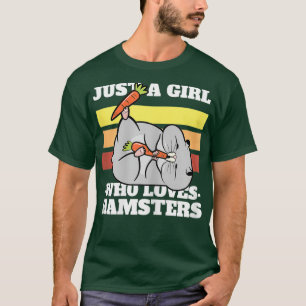 T-shirt Kawaii Hamster Just a Girl Who Love Hamsters