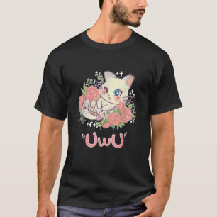 T-shirt Kawaii I UwU Chat I Kawaii Mème Mignon Japon Anime